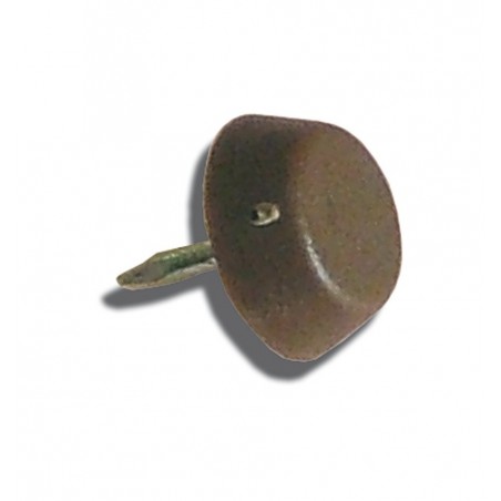 Deslizante con punta, diámetro 15 mm, color marrón - Bolsa 1000 unidades
