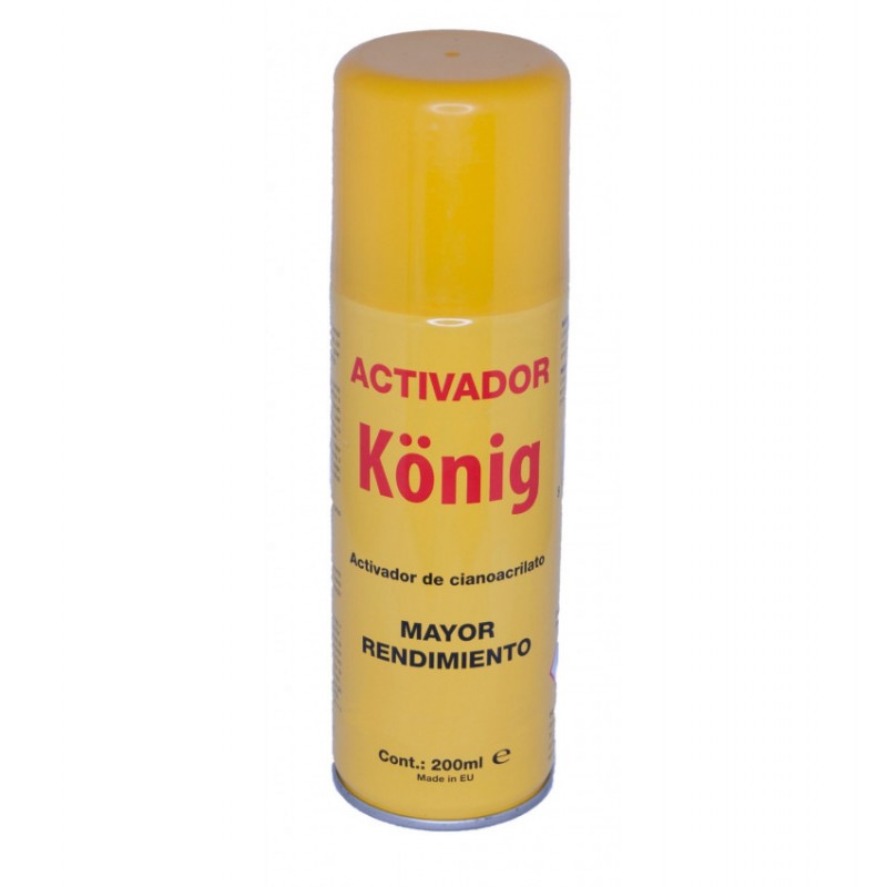 Spray Activador de Cianoacrilato 200 ml - König
