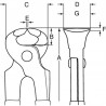 Tenaza de carpintero, alambre de hierro Ref. 541D/250 - Bahco - Unidad