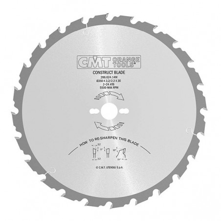 Sierras circulares con limitador para la construcción Serie 286 -CMT